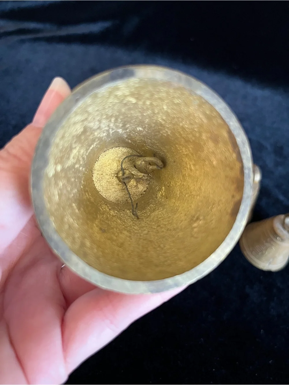 Set of 4 step down size Vintage Brass Camel Bells India